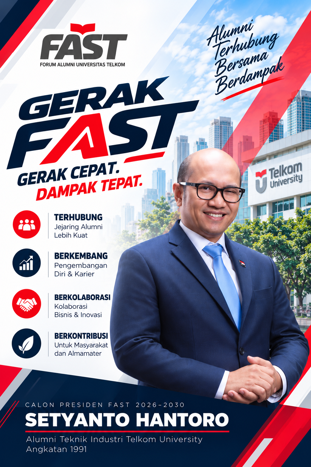 GERAK FAST - Setyanto Hantoro Calon Presiden FAST 2026–2030